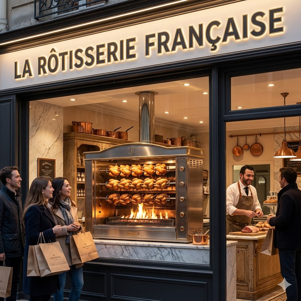 Transformez votre vitrine en aimant à clients | La Rôtisserie Française