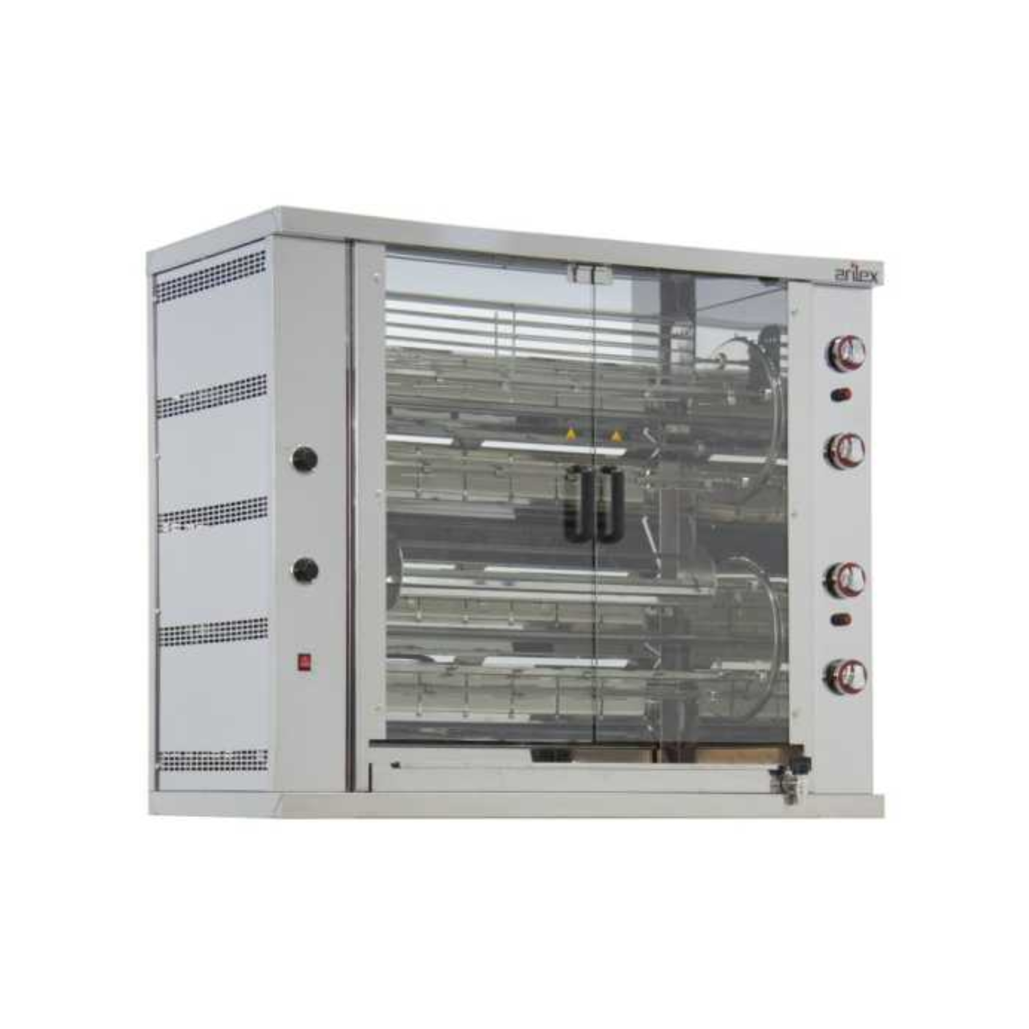 Rôtissoire à 8 broches gaz Arilex 8ASG-RP - 32 à 48 poulets