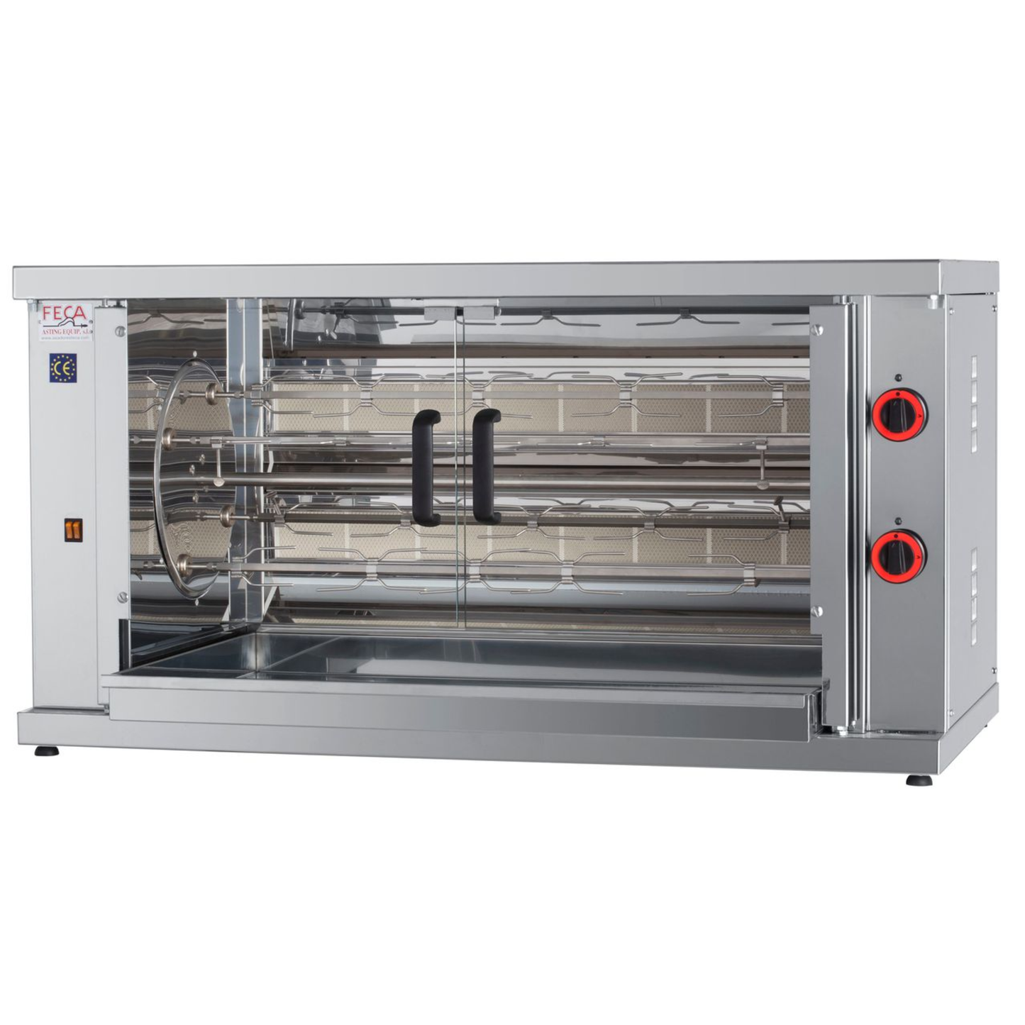 Rôtissoire Gaz Multifonction FECA M1 - 4 Broches (20/24 Poulets)